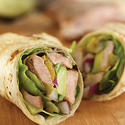 Game Day Pork and Chile Wraps
