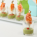 Florida Lobster Bites with Avocado-Lime Puree